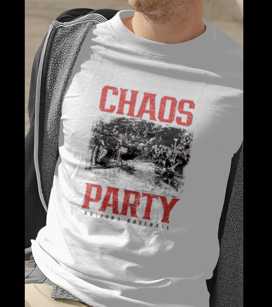 Chaos Party Arizona Baseball Rally Scene T-Shirt