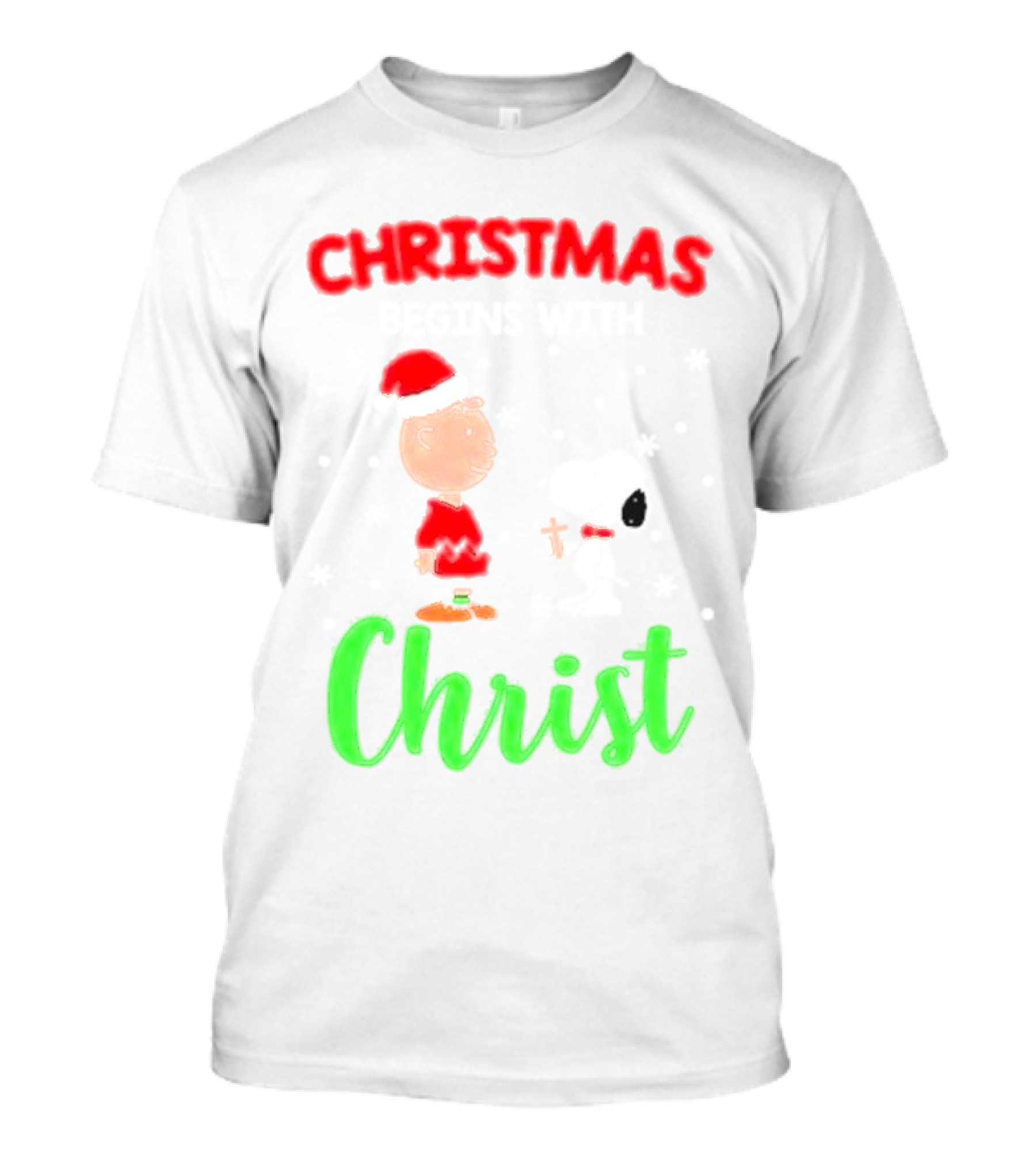 Charlie Brown Snoopy Christmas Christ T-Shirt