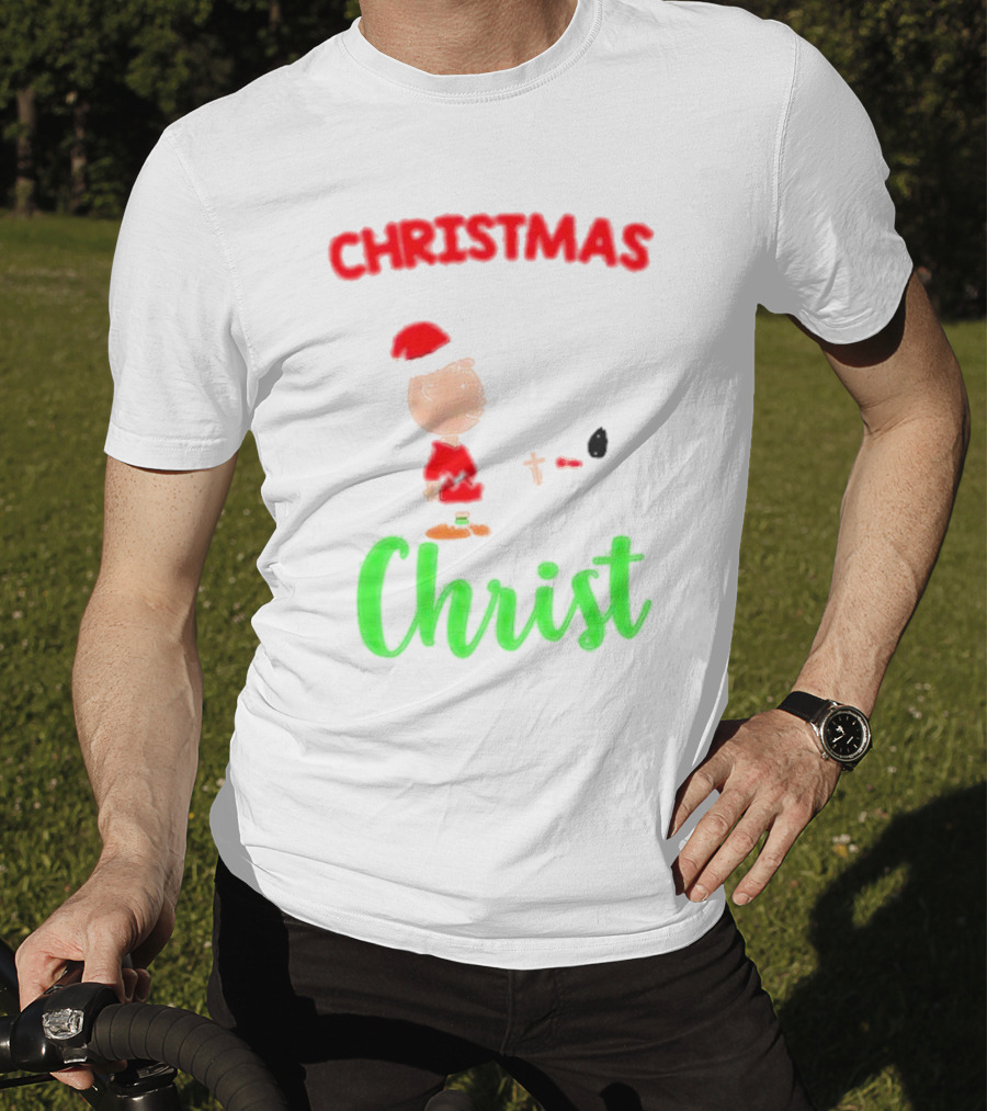 Charlie Brown Snoopy Christmas Christ T-Shirt