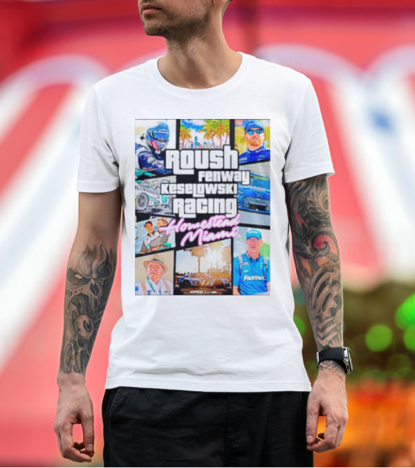 Premium T-Shirt: Roush Fenway Keselowski Racing Homestead Miami Fastenal T-Shirt Roush Fenway Keselowski Racing Homestead Miami Fastenal T-Shirt
