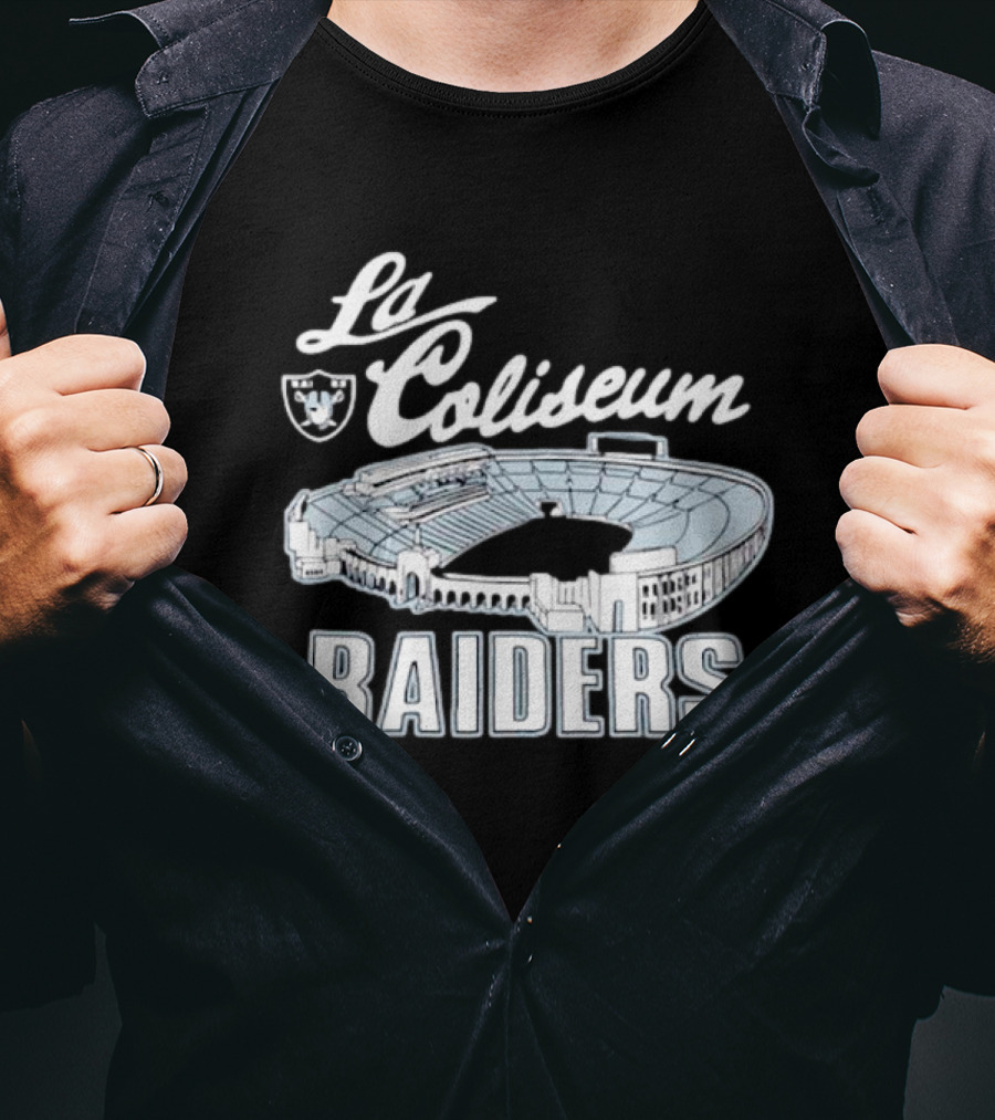 Los Angeles Memorial Coliseum Raiders Stadium T-Shirt