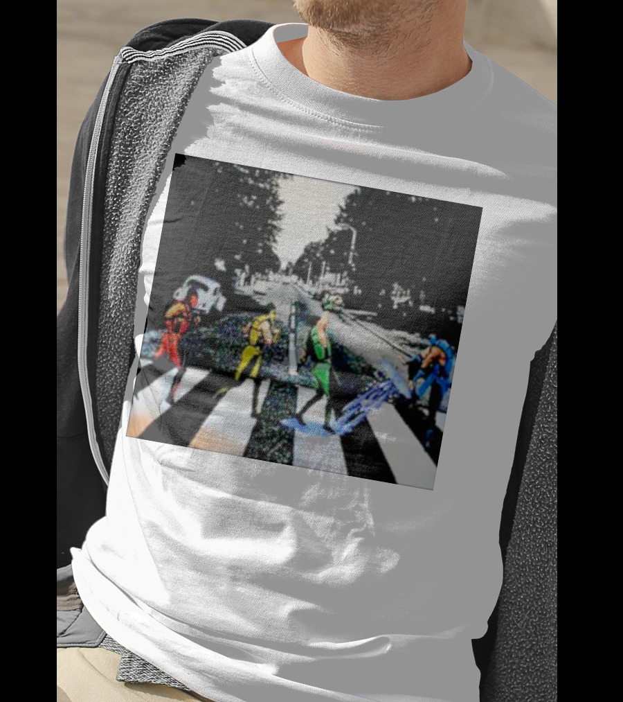 Mortal Kombat Characters Crossing Abbey Road T-Shirt