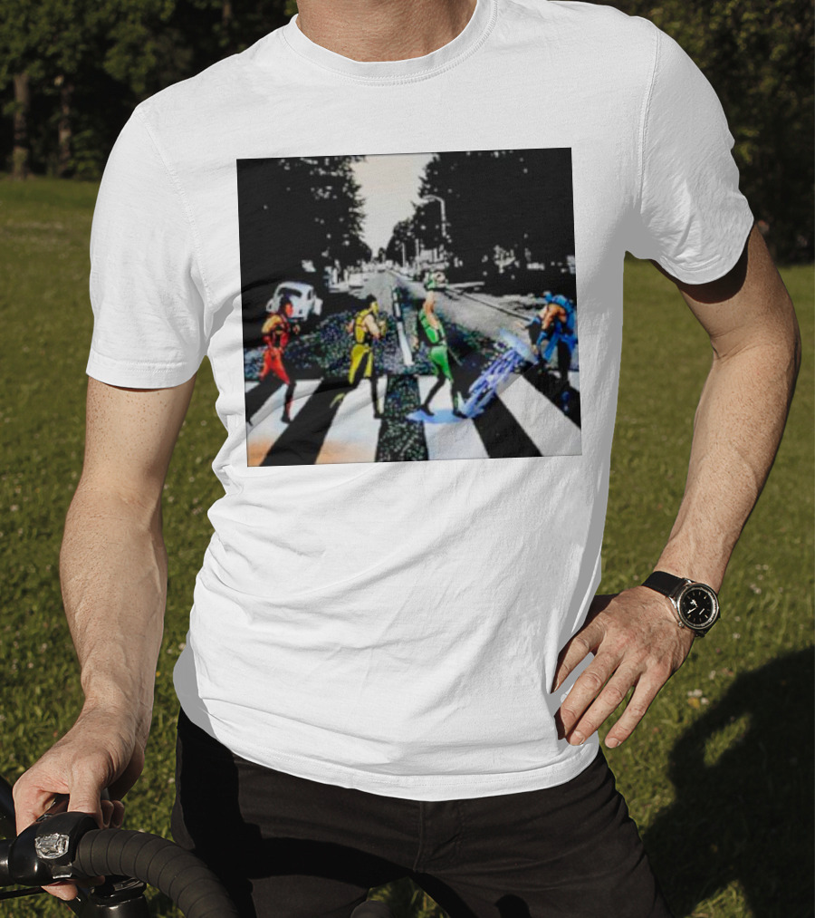 Mortal Kombat Characters Crossing Abbey Road T-Shirt