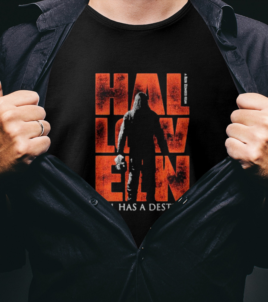 Rob Zombie Halloween Evil Has A Destiny Iconic Horror T-Shirt