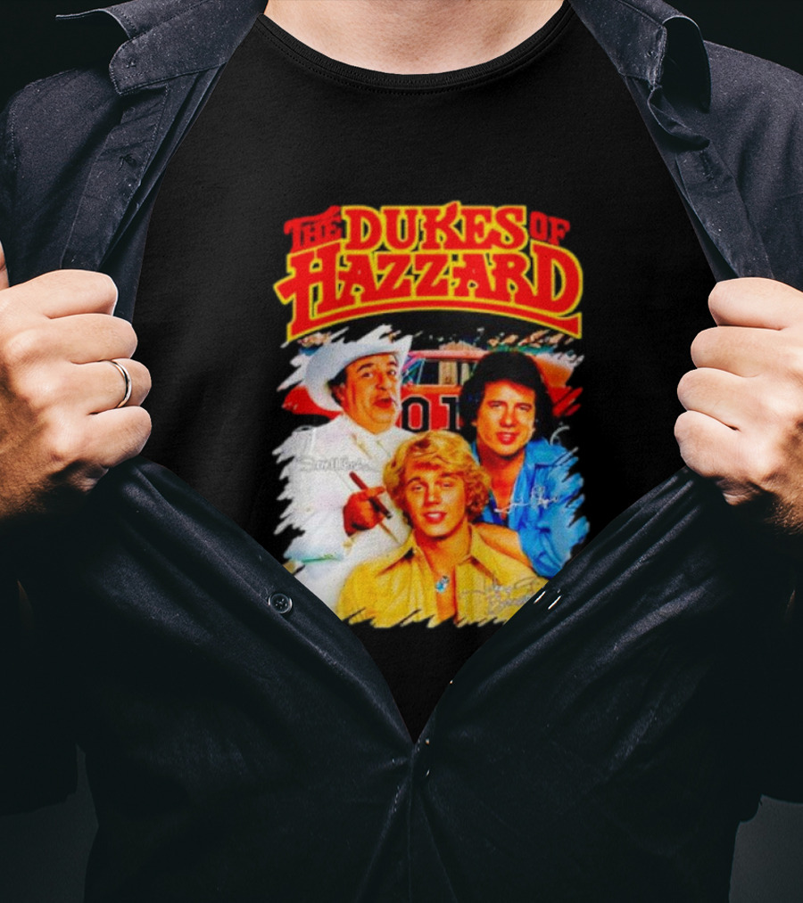 The Dukes Of Hazzard 01 Cast Signature T-Shirt
