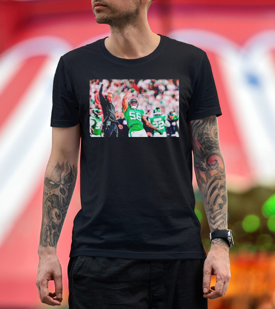 Quincy Williams and Rob Saleh New York Jets Victory T-Shirt