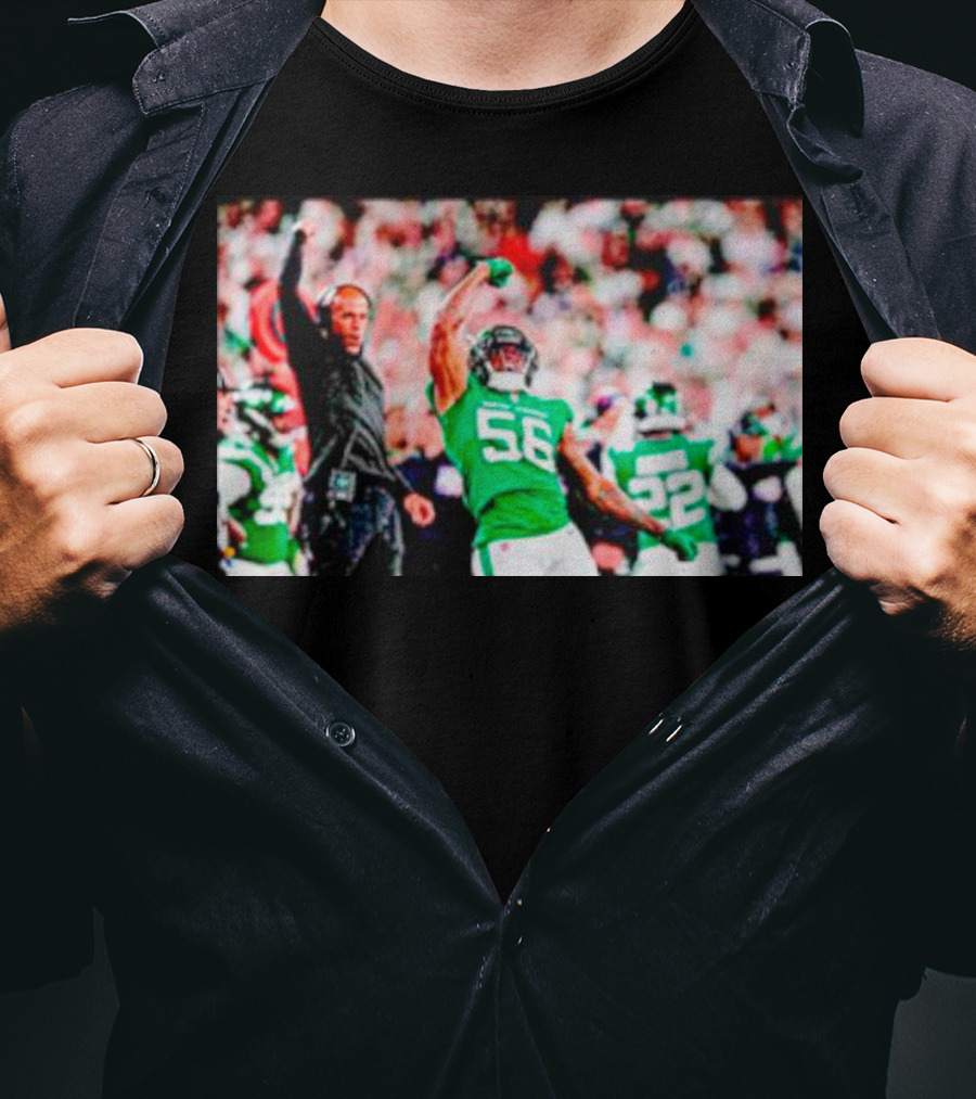 Quincy Williams And Rob Saleh New York Jets Victory T-Shirt