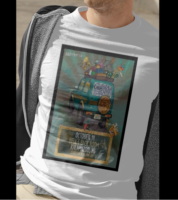 The California Honeydrops Big Bad Tour October 19 Bell's Back Room Kalamazoo MI T-Shirt