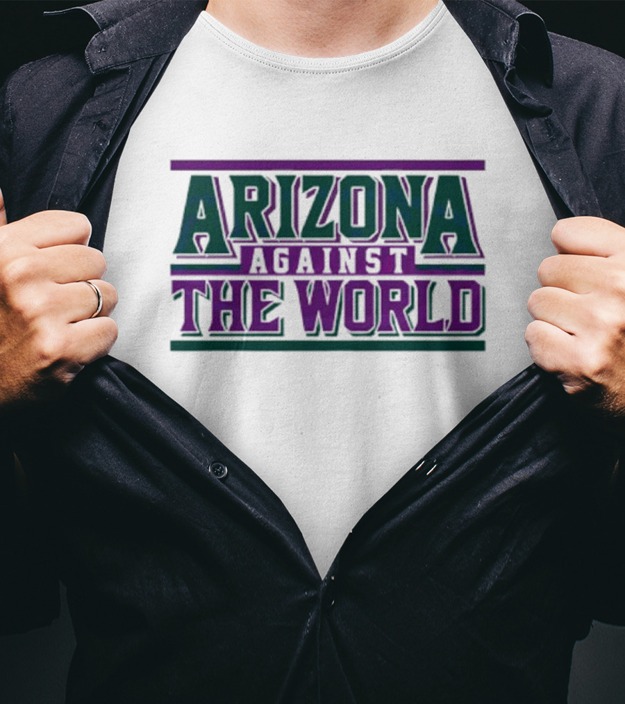Arizona Against The World Vintage Style Retro T-Shirt
