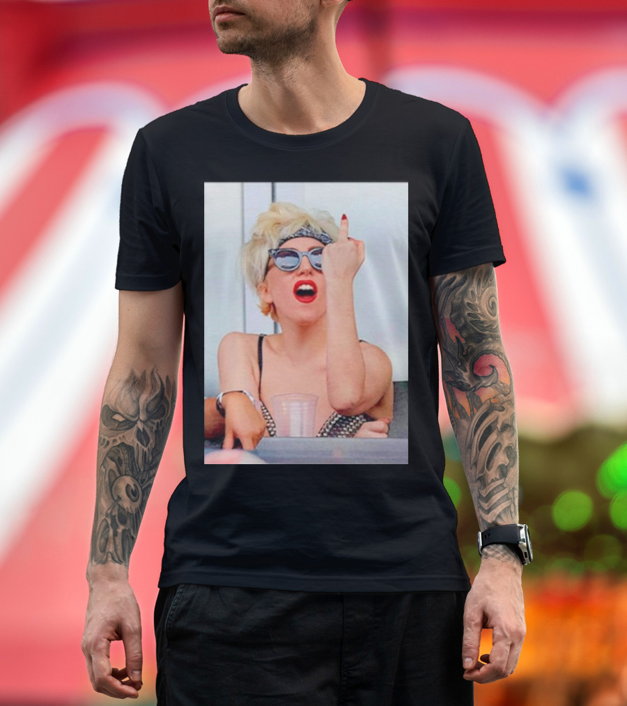 Lady Gaga Celebratory Gesture Iconic Pose T-Shirt