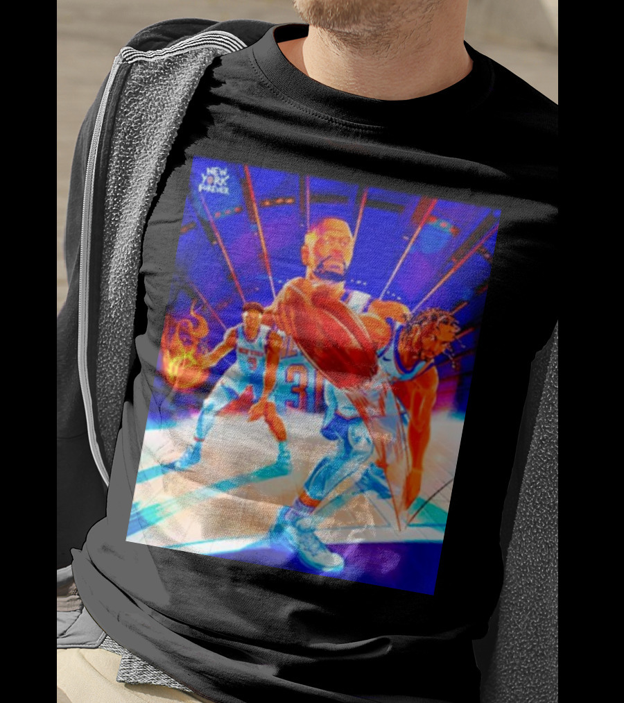 New York Forever Basketball Fireball Legends Stadium Action T-Shirt
