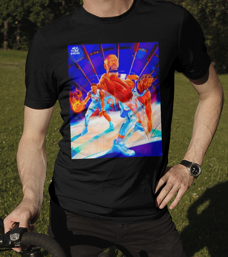 New York Forever Basketball Fireball Legends Stadium Action T-Shirt