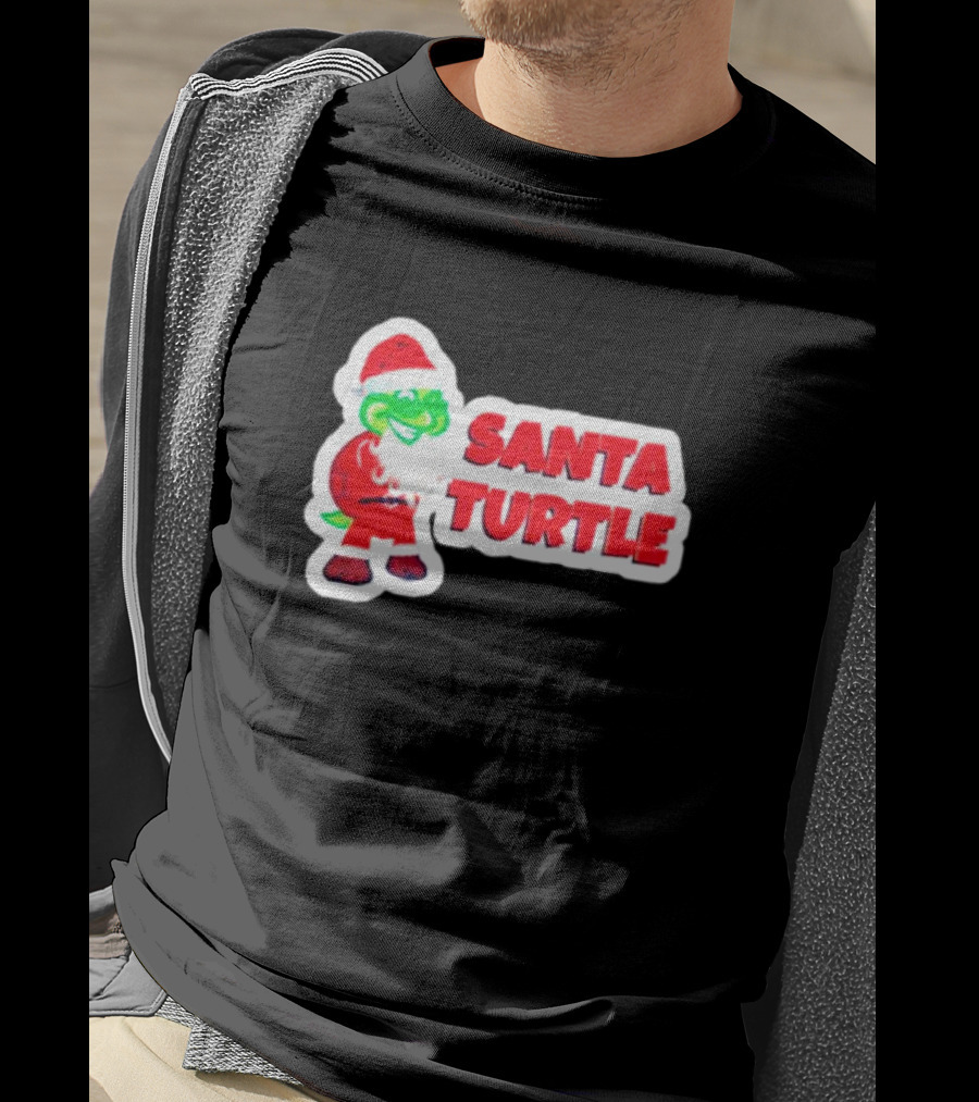 Santa Turtle Christmas Cheer T-Shirt