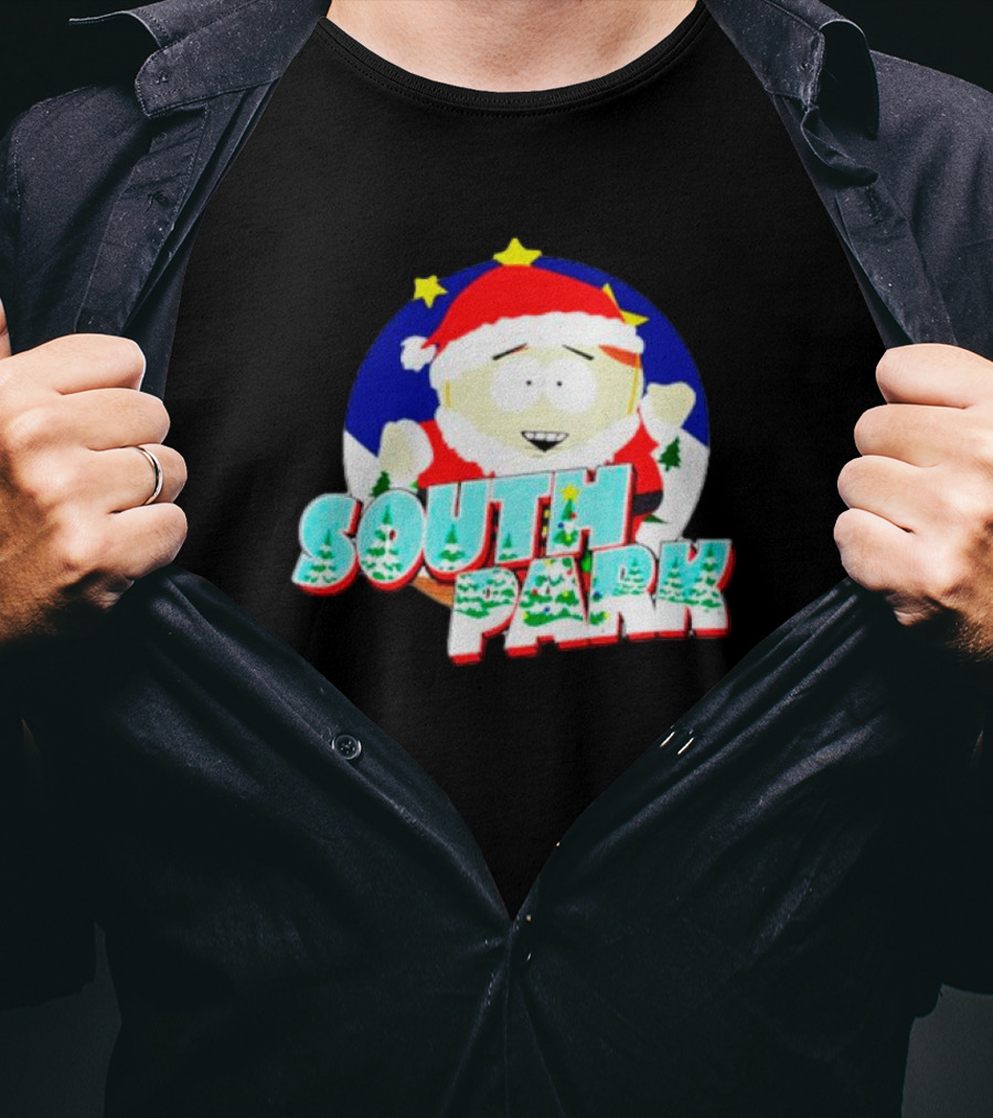South Park Cartman Santa Christmas Character Christmas T-Shirt