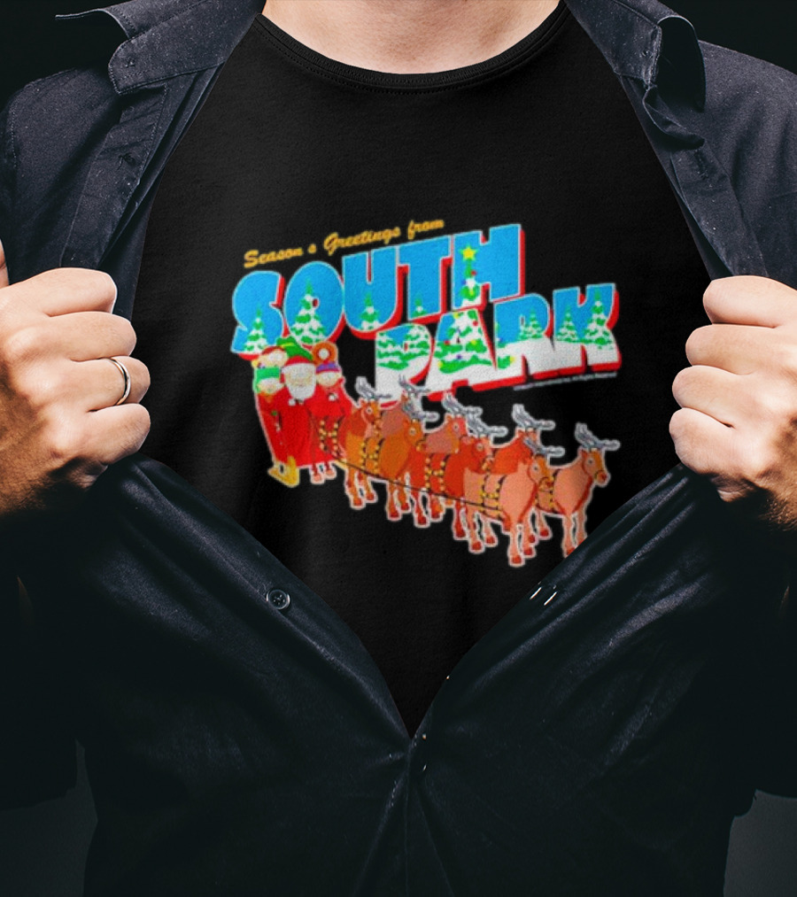Season's Greetings From South Park Christmas Reindeer T-Shirt