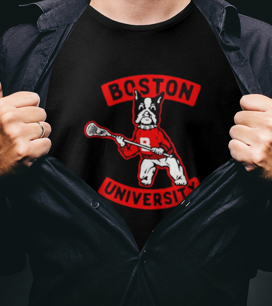Boston University Terriers Lacrosse Vintage T-Shirt