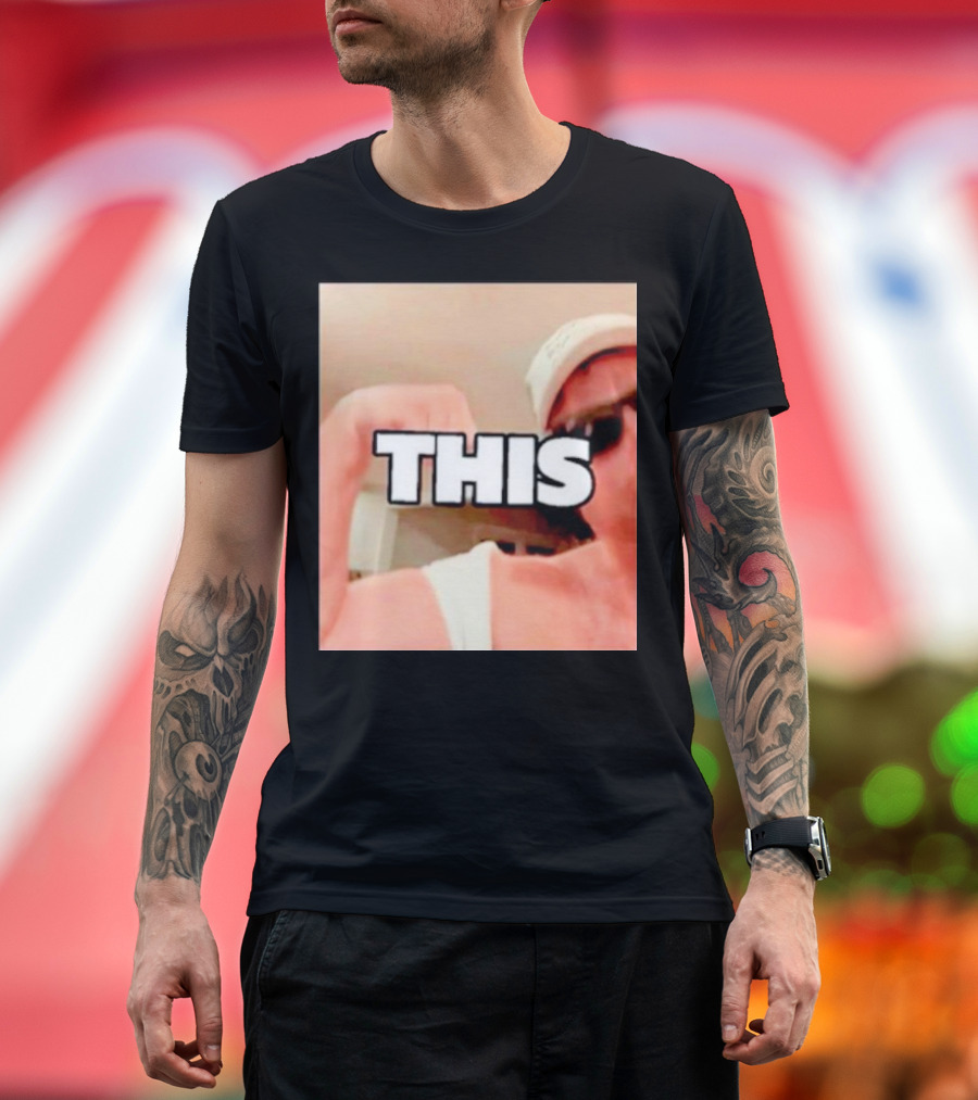 Dave Portnoy This Elio Imbornone Sunglasses Flexing T-Shirt