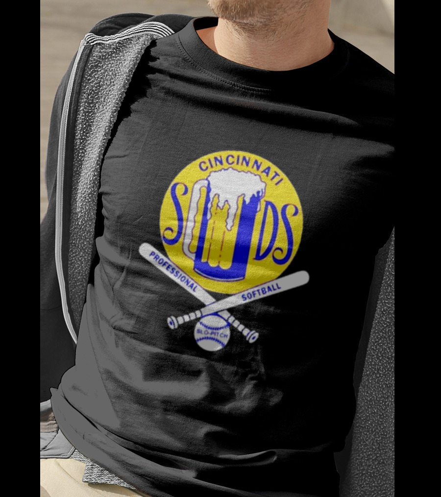 Cincinnati Sounds Professional Softball Slo-Pitch T-Shirt