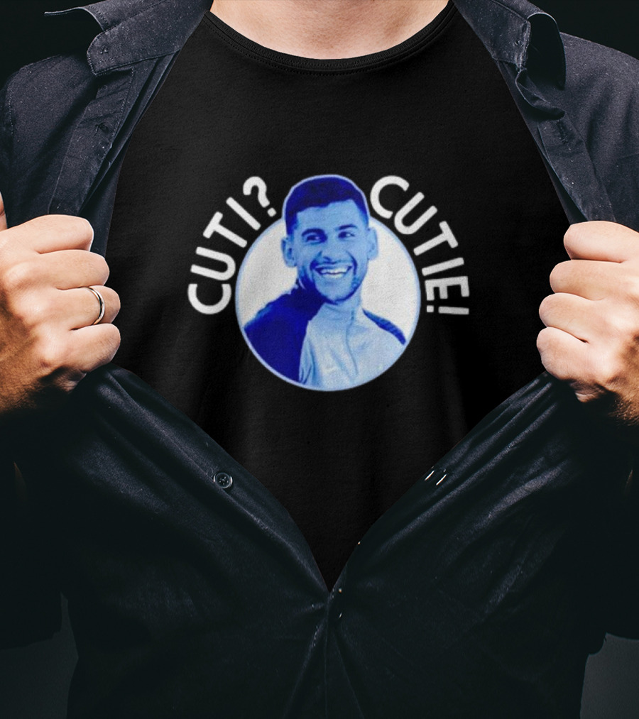 Cuti? Cutie Cristian Romero Blue T-Shirt