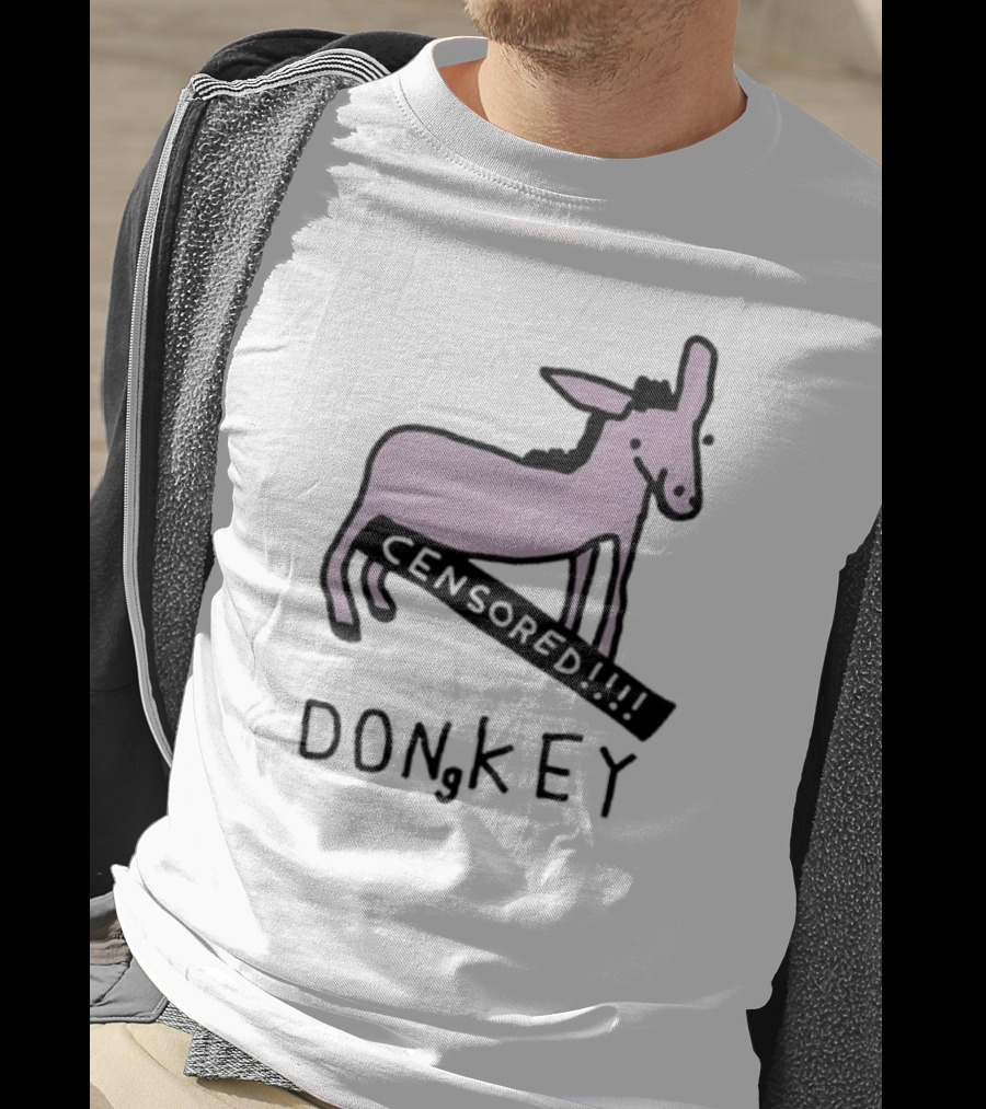 Censored Donkey Humor Play On Words T-Shirt