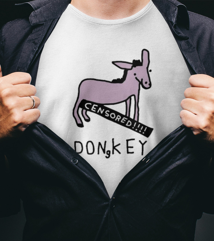 Censored Donkey Humor Play On Words T-Shirt