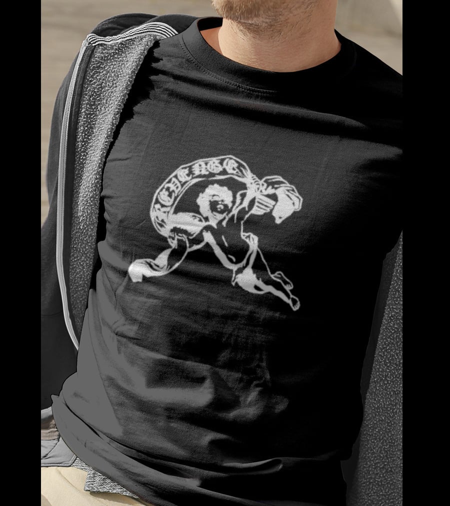 Revenge Angel Cherub With Banner T-Shirt