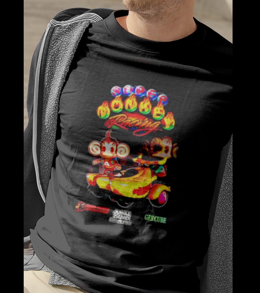 Super Monkey Racing Jungle Grind Chaos Park Gercube 3rd Strike Network T-Shirt