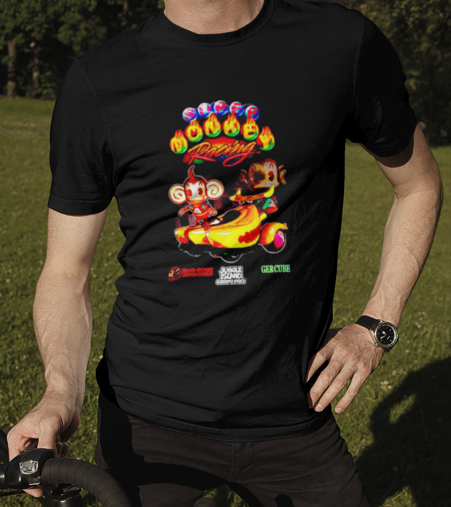 Super Monkey Racing Jungle Grind Chaos Park Gercube 3rd Strike Network T-Shirt