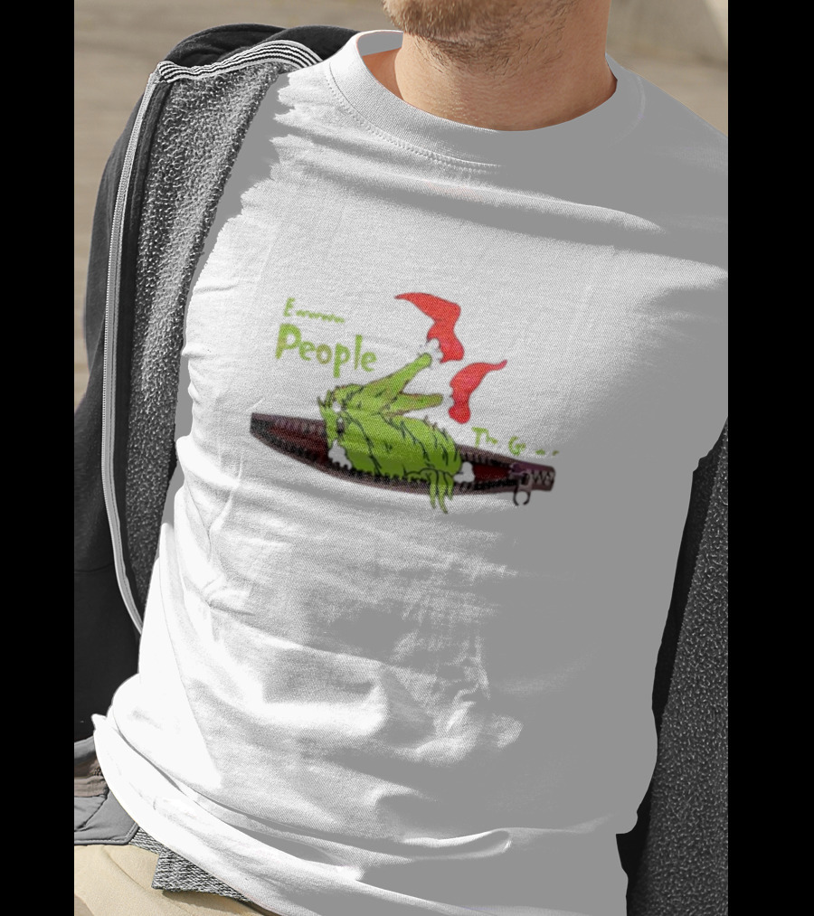 Ew People Funny The Grinch Christmas T-Shirt