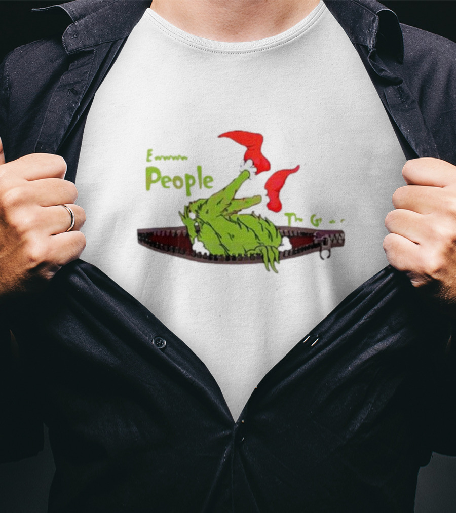 Ew People Funny The Grinch Christmas T-Shirt