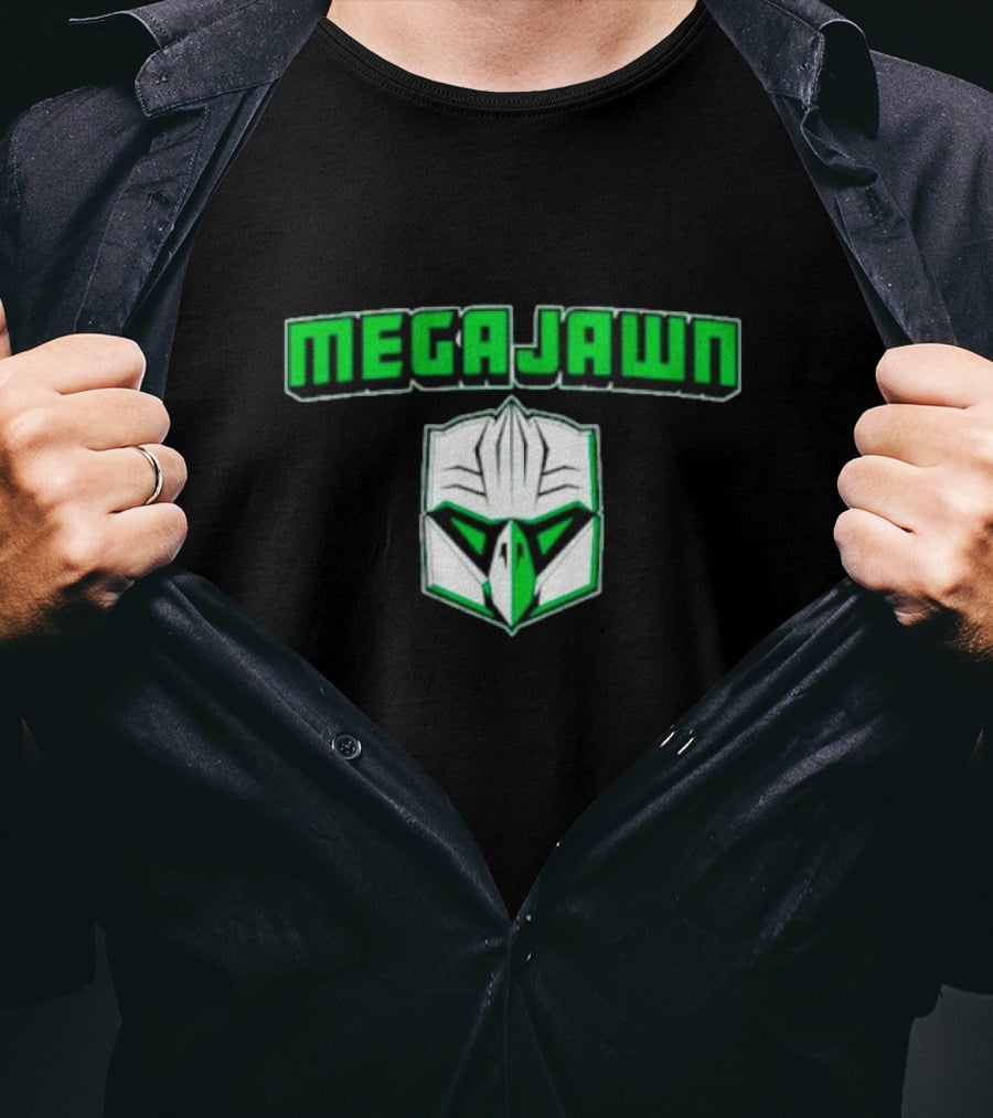 Philadelphia Eagles Mega Jawn Green Bird Emblem T-Shirt