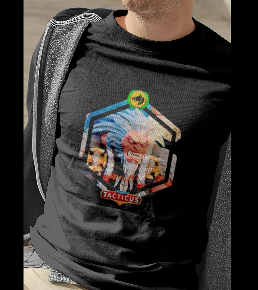 Warhammer 40000 Tacticus Space Iconic Character Emblem T-Shirt