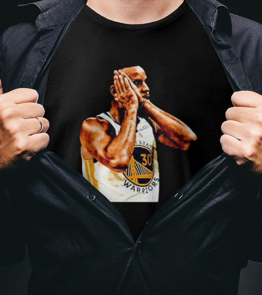Golden State Warriors Stephen Curry Celebration Fan T-Shirt