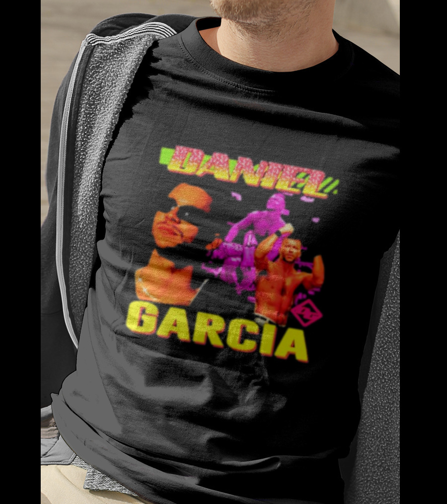 Daniel Garcia Neon Style Wrestling Action T-Shirt