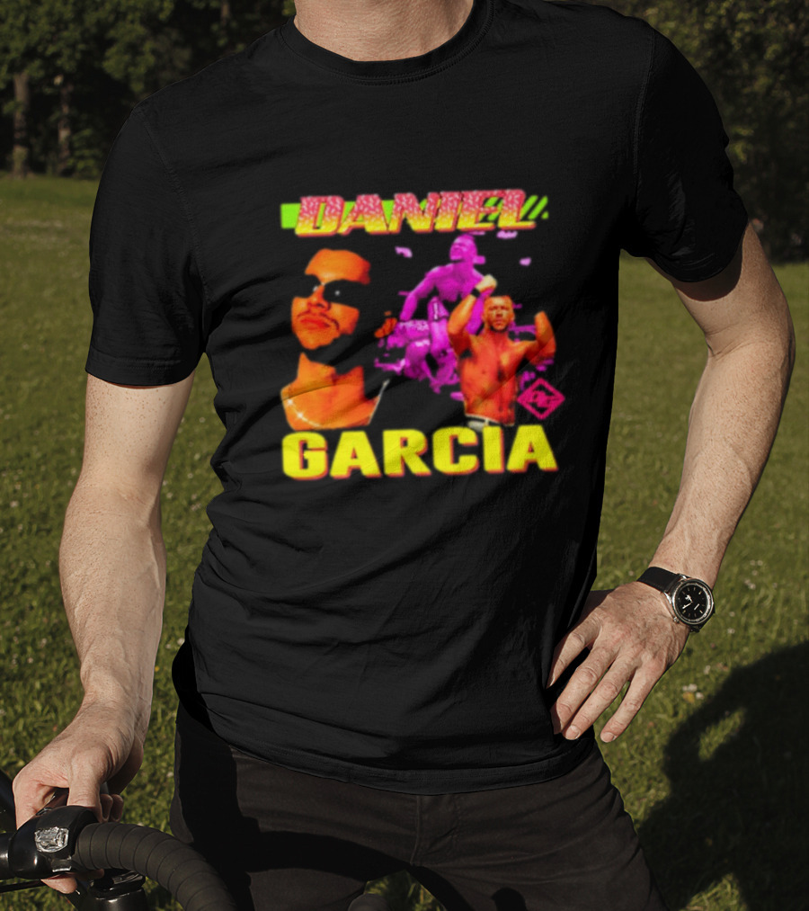 Daniel Garcia Neon Style Wrestling Action T-Shirt