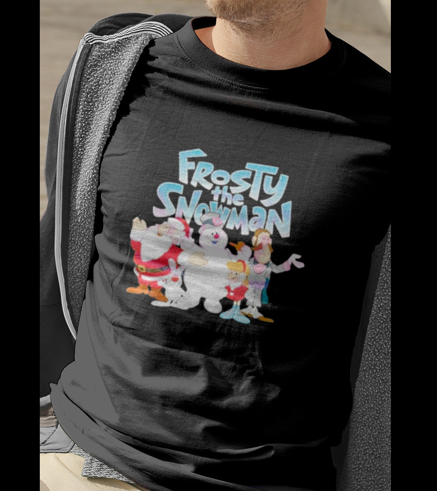 Frosty The Snowman Santa Bunny Friends T-Shirt