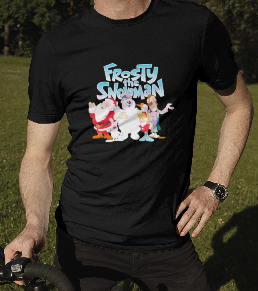 Frosty The Snowman Santa Bunny Friends T-Shirt