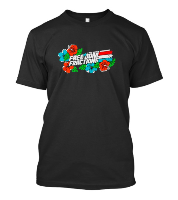 Freedom Fractions Hawaiian American Floral T-Shirt