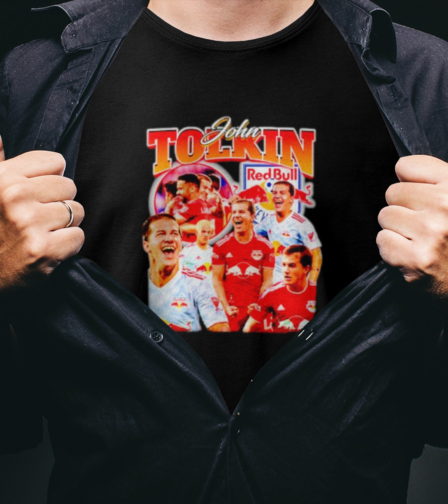 John Tolkin Red Bull Soccer Bootleg T-Shirt