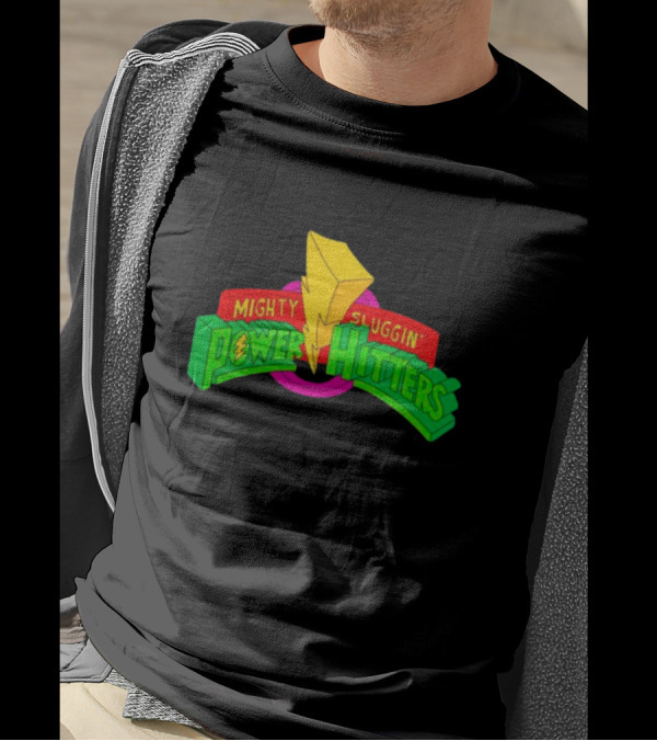 Mighty Sluggin’ Power Hitters Lightning Bolt T-Shirt