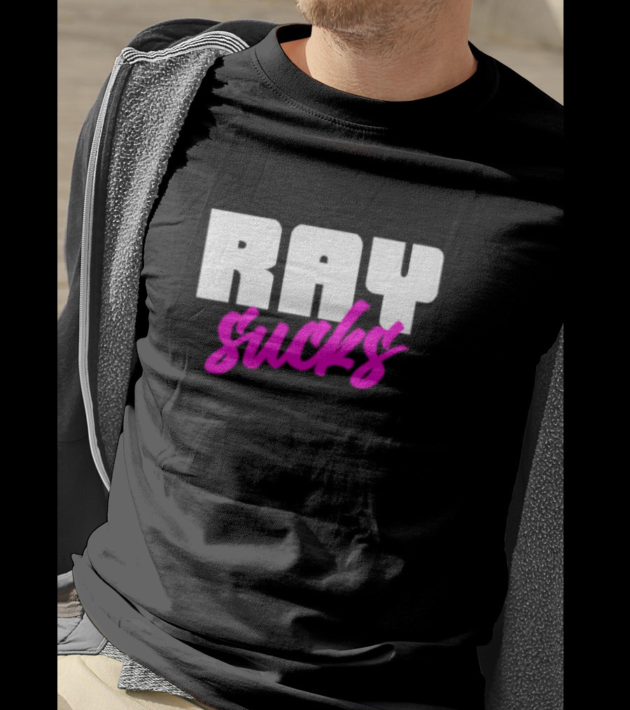 RAY SUCKS Bold Pink T-Shirt