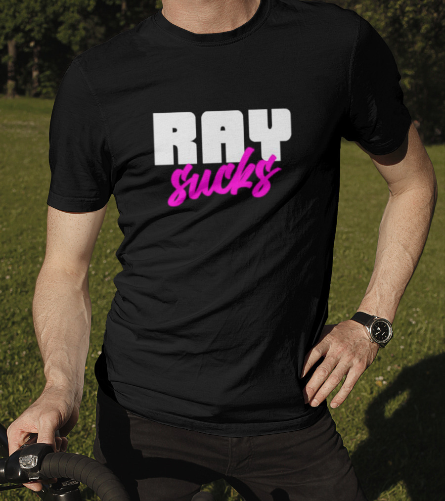 RAY SUCKS Bold Pink T-Shirt