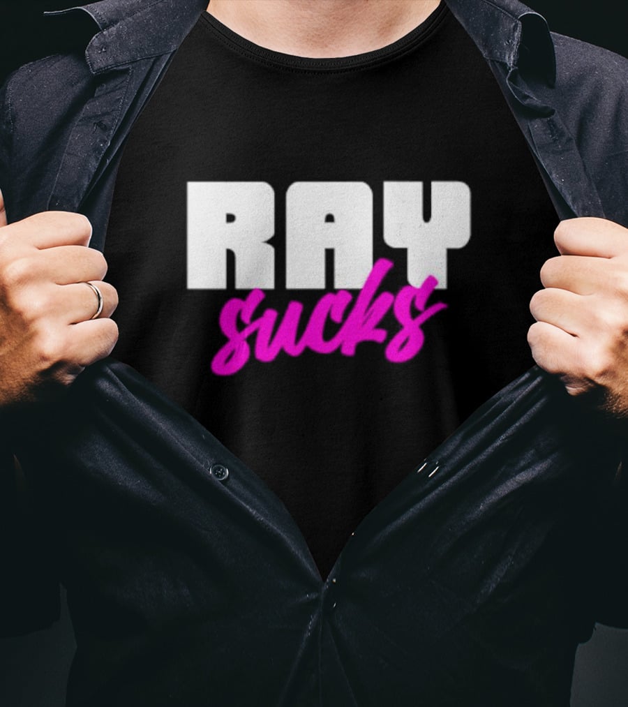 RAY SUCKS Bold Pink T-Shirt