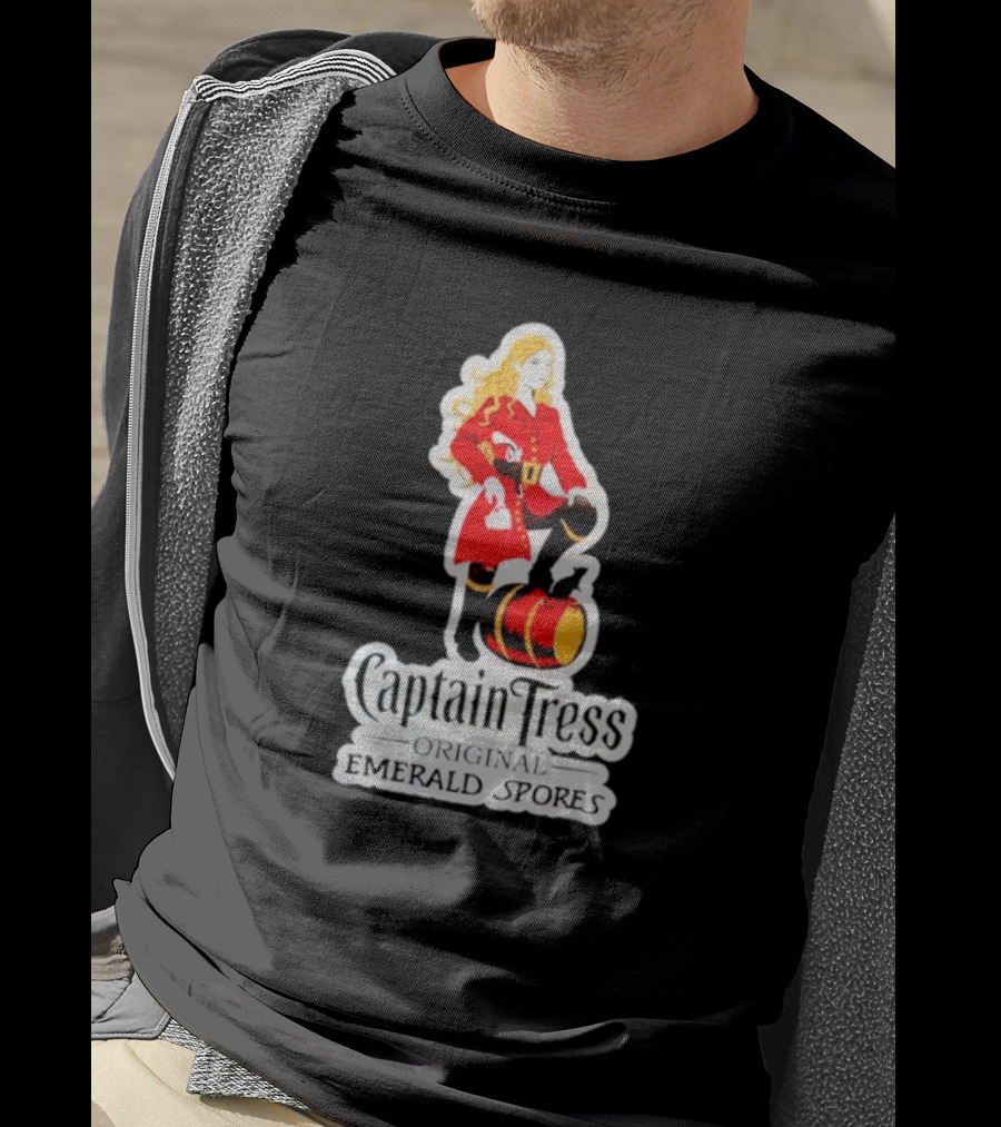 Captain Tress Original Emerald Spores T-Shirt