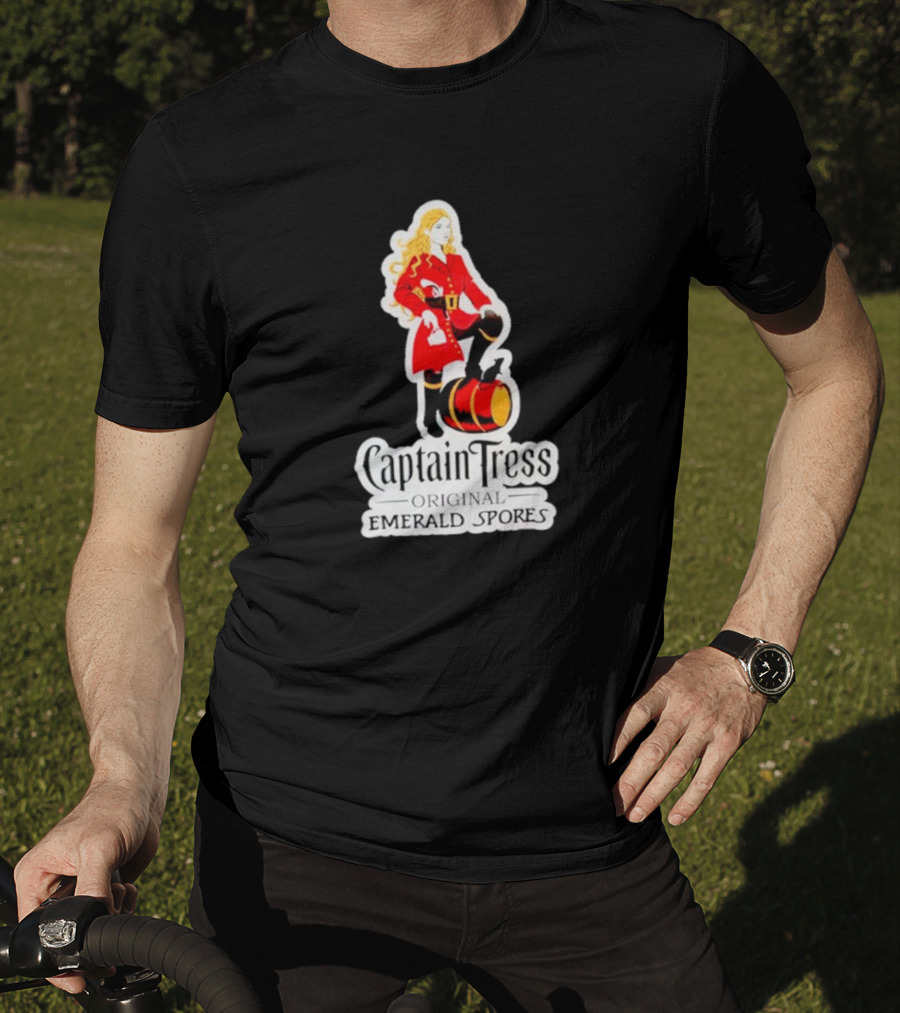 Captain Tress Original Emerald Spores T-Shirt