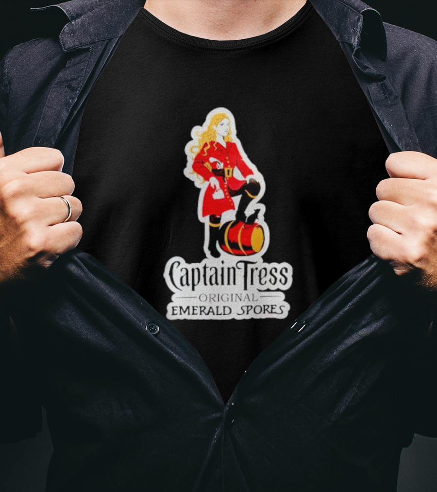 Captain Tress Original Emerald Spores T-Shirt