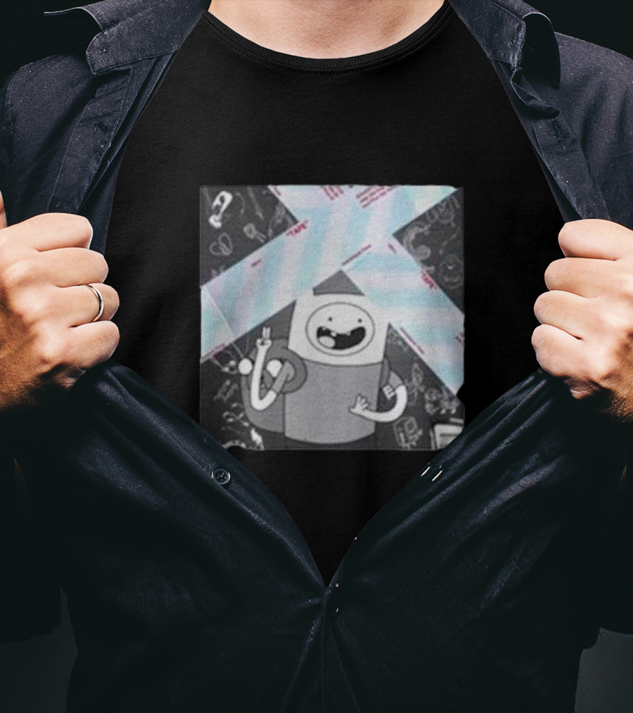 Flinn X Uzi Animated Character Crossover Mashup T-Shirt