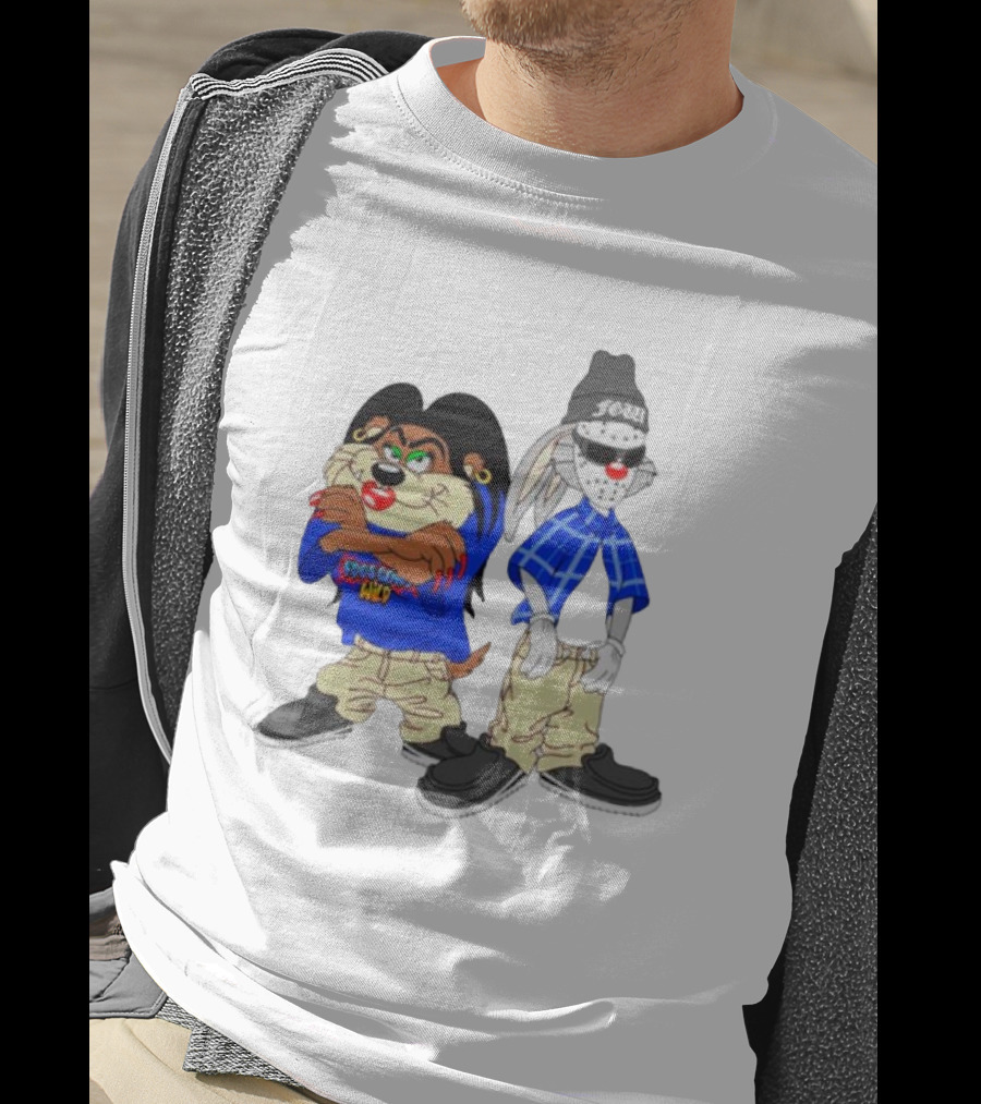 Foos Gone Wild Fooneytunez Cartoon Style Characters T-Shirt