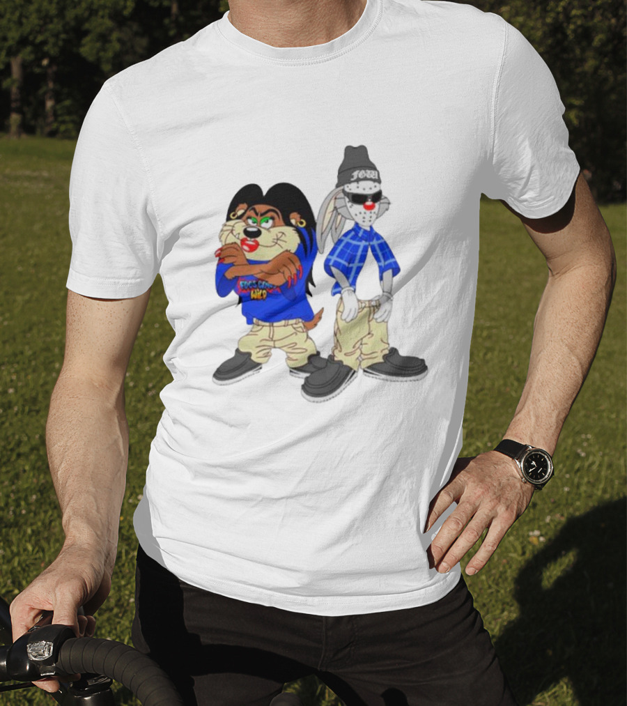 Foos Gone Wild Fooneytunez Cartoon Style Characters T-Shirt