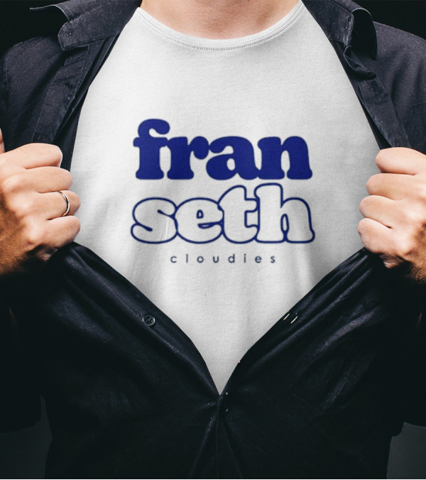Fran Seth Cloudies Classic Text T-Shirt